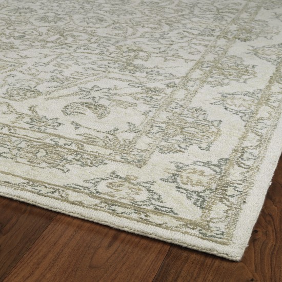 Kaleen Courvert Collection Ivory Sand Runner 2' x 8'