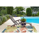 Kaleen Amalie Collection Ivory Blue Area Rug 3'6" x 5'6"
