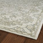 Kaleen Courvert Collection Ivory Sand Throw Rug 3' x 5'