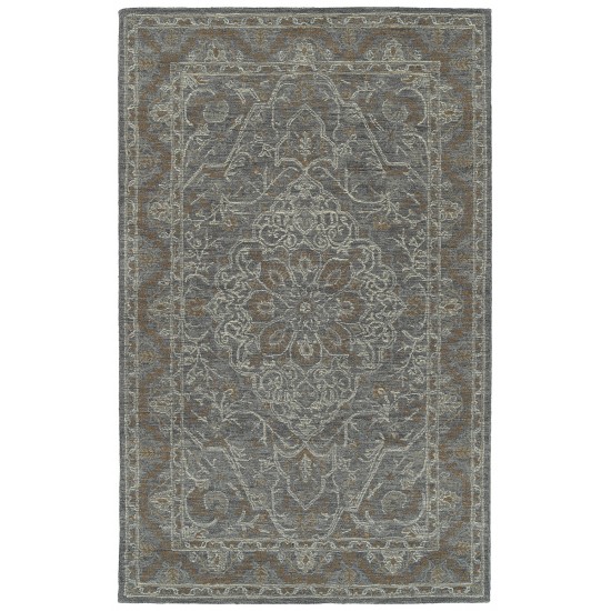 Kaleen Courvert Collection Dark Graphite Runner 2' x 8'