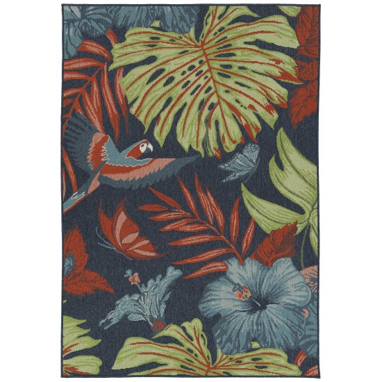 Kaleen Amalie Collection AML13-22 Navy Area Rug 3'6" x 5'6"