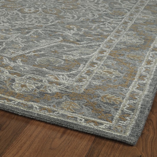 Kaleen Courvert Collection Dark Graphite Area Rug 5' x 7'6"