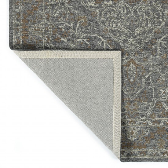 Kaleen Courvert Collection Dark Graphite Area Rug 5' x 7'6"