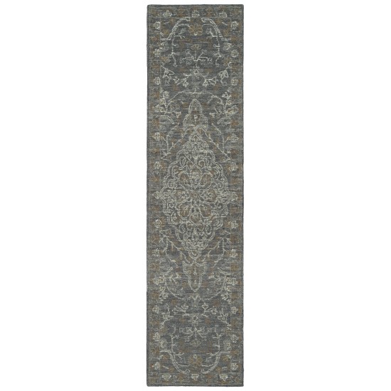 Kaleen Courvert Collection Dark Graphite Area Rug 9' x 13'