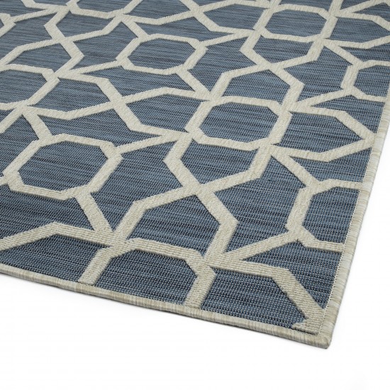 Kaleen Cove Collection COV01-17 Blue Runner 2' x 6'