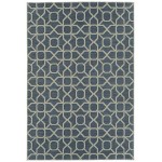 Kaleen Cove Collection COV01-17 Blue Area Rug 5'3" x 7'6"