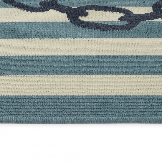 Kaleen Amalie Collection AML14-79 Light Blue Throw Rug 1'9" x 3'