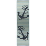 Kaleen Amalie Collection AML14-79 Light Blue Throw Rug 1'9" x 3'