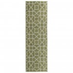 Kaleen Cove Collection COV01-96 Lime Green Runner 2' x 6'