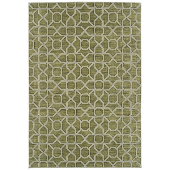 Kaleen Cove Collection COV01-96 Lime Green Area Rug 5'3" x 7'6"