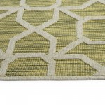 Kaleen Cove Collection COV01-96 Lime Green Area Rug 5'3" x 7'6"