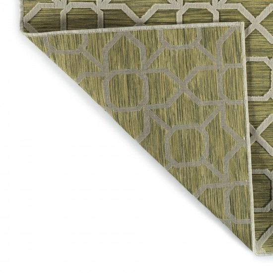 Kaleen Cove Collection COV01-96 Lime Green Area Rug 5'3" x 7'6"