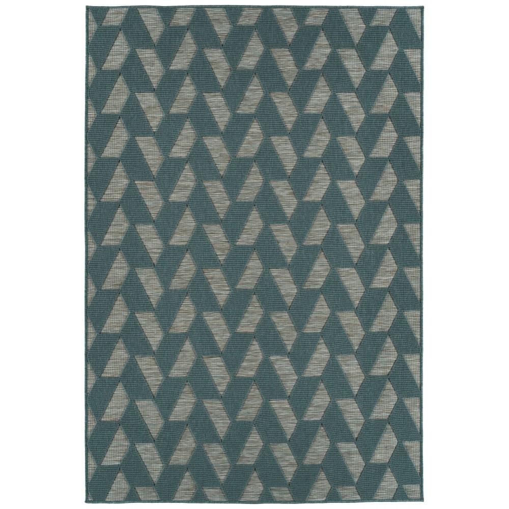 Kaleen Cove Collection COV02-91 Teal Throw Rug 2' x 3' Kaleen Cove Collection COV02-91 Teal Throw Rug 2' x 3'