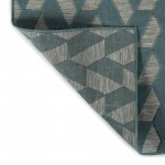 Kaleen Cove Collection COV02-91 Teal Throw Rug 2' x 3'