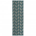 Kaleen Cove Collection COV02-91 Teal Throw Rug 2' x 3'