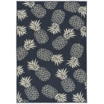 Kaleen Amalie Collection AML16-22 Navy Throw Rug 1'9" x 3'