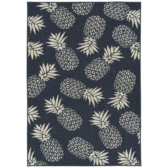 Kaleen Amalie Collection AML16-22 Navy Throw Rug 1'9" x 3'