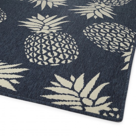 Kaleen Amalie Collection AML16-22 Navy Throw Rug 1'9" x 3'