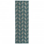 Kaleen Cove Collection COV02-91 Teal Area Rug 5'3" x 7'6"