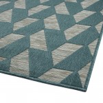 Kaleen Cove Collection COV02-91 Teal Area Rug 7'10" x 10'