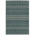 Kaleen Cove Collection COV03-91 Teal Throw Rug 2' x 3'