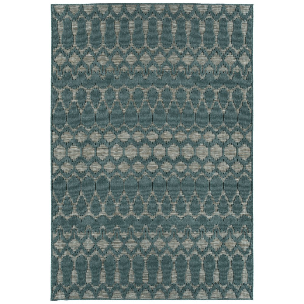 Kaleen Cove Collection COV03-91 Teal Area Rug 5'3" x 7'6" Kaleen Cove Collection COV03-91 Teal Area Rug 5'3" x 7'6"