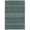 Kaleen Cove Collection COV03-91 Teal Area Rug 5'3" x 7'6"