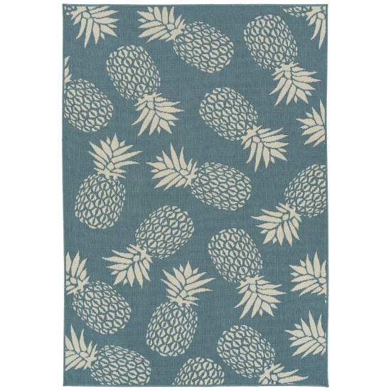 Kaleen Amalie Collection AML16-79 Light Blue Throw Rug 1'9" x 3'