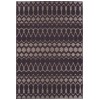 Kaleen Cove Collection Dark Purple Throw Rug 2' x 3'