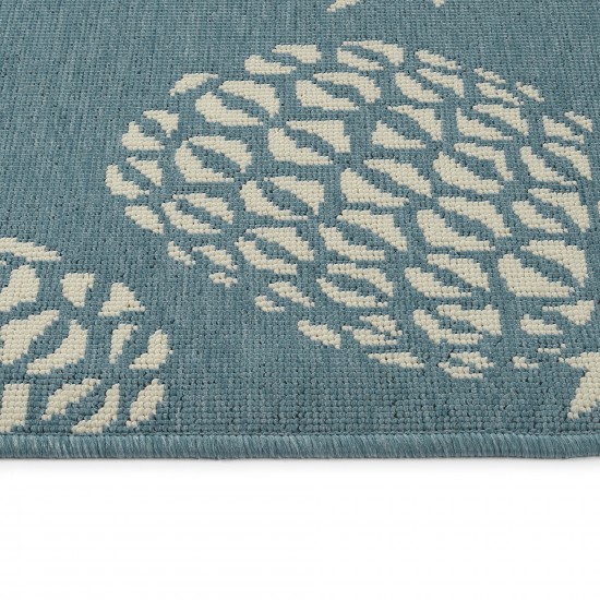 Kaleen Amalie Collection AML16-79 Light Blue Throw Rug 2'5" x 3'9"