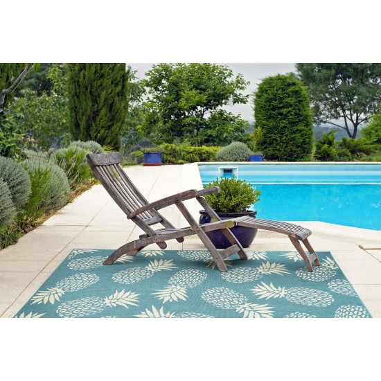 Kaleen Amalie Collection AML16-79 Light Blue Area Rug 3'6" x 5'6"