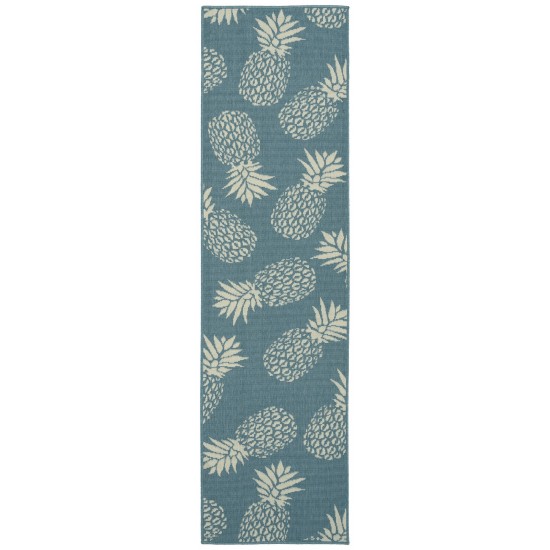 Kaleen Amalie Collection AML16-79 Light Blue Area Rug 3'6" x 5'6"