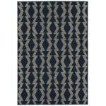 Kaleen Cove Collection Dark Navy Throw Rug 2\' x 3\'
