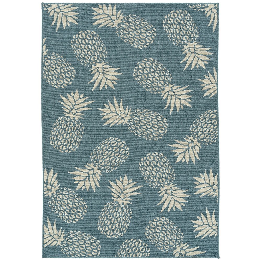 Kaleen Amalie Collection AML16-79 Light Blue Area Rug 7'2" x 10'5"