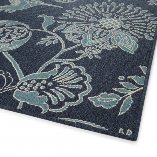 Kaleen Amalie Collection AML17-22 Navy Throw Rug 1'9" x 3'