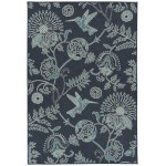 Kaleen Amalie Collection AML17-22 Navy Runner 2'2" x 8'