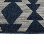 Kaleen Cove Collection Dark Navy Area Rug 5'3" x 7'6"