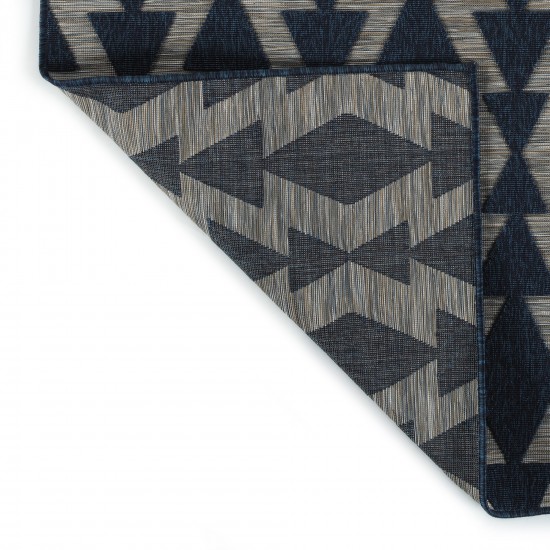 Kaleen Cove Collection Dark Navy Area Rug 5'3" x 7'6"