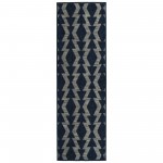 Kaleen Cove Collection Dark Navy Area Rug 5'3" x 7'6"