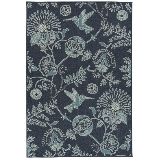 Kaleen Amalie Collection AML17-22 Navy Throw Rug 2'5" x 3'9"