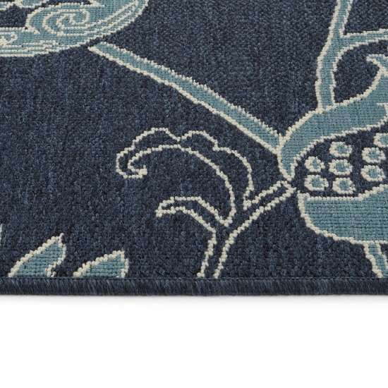 Kaleen Amalie Collection AML17-22 Navy Area Rug 7'2" x 10'5"