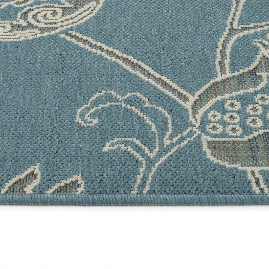 Kaleen Amalie Collection AML17-79 Light Blue Runner 2'2" x 8'