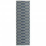 Kaleen Cove Collection COV06-17 Blue Throw Rug 2' x 3'