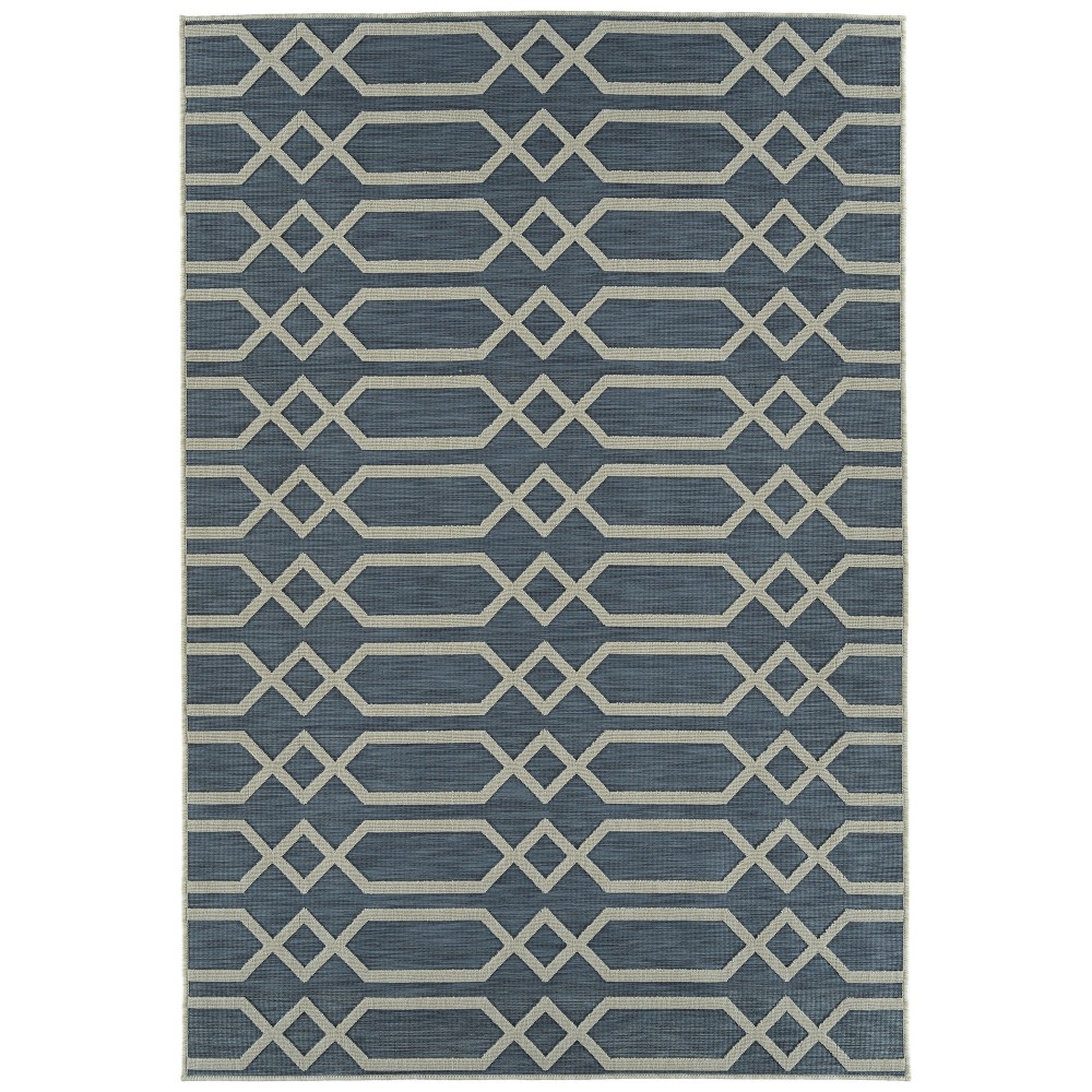 Kaleen Cove Collection COV06-17 Blue Area Rug 7'10" x 10'