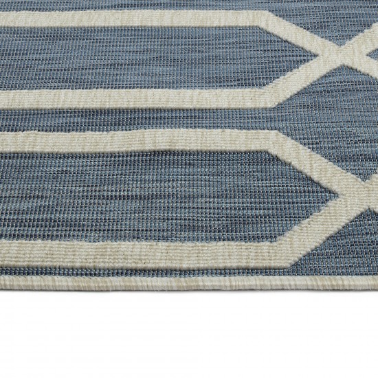 Kaleen Cove Collection COV06-17 Blue Area Rug 7'10" x 10'