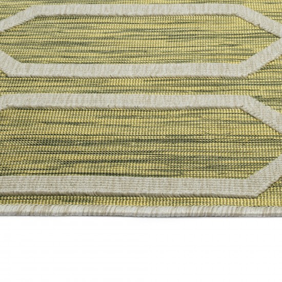 Kaleen Cove Collection COV06-96 Lime Green Throw Rug 2' x 3'