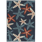 Kaleen Amalie Collection AML19-22 Navy Throw Rug 1'9" x 3'