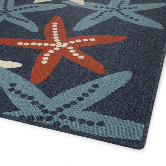 Kaleen Amalie Collection AML19-22 Navy Throw Rug 1'9" x 3'