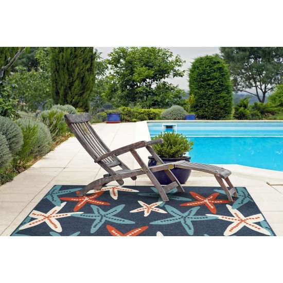 Kaleen Amalie Collection AML19-22 Navy Area Rug 3'6" x 5'6"