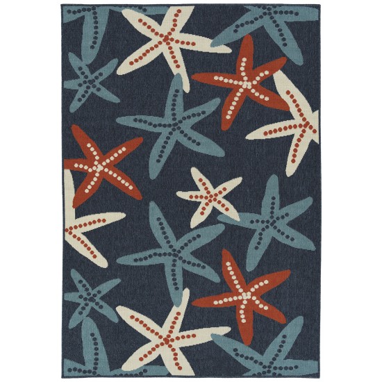 Kaleen Amalie Collection AML19-22 Navy Area Rug 5' x 7'6"